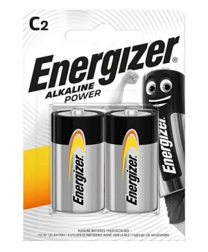 Energizer C Alkaline Power Batteries -&nbsp;2 Pack