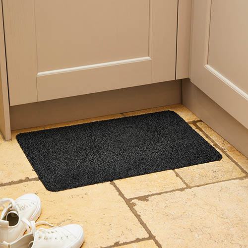 Mudstopper Washable Doormat-Black