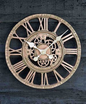 Newby Mechanical Clock Bronze 12"