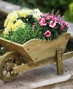 Woodland Wheelbarrow Planter