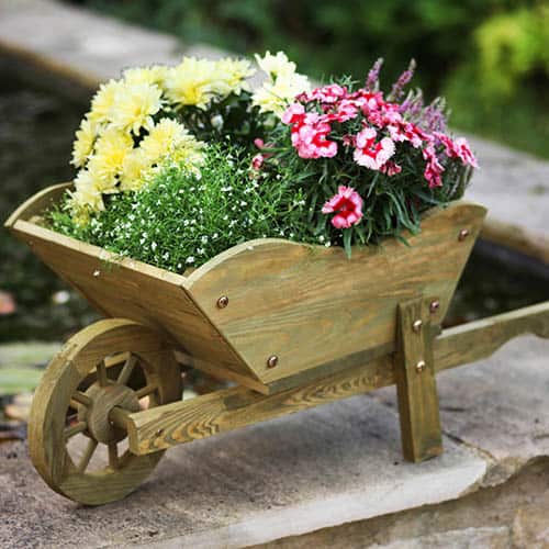 Woodland Wheelbarrow Planter