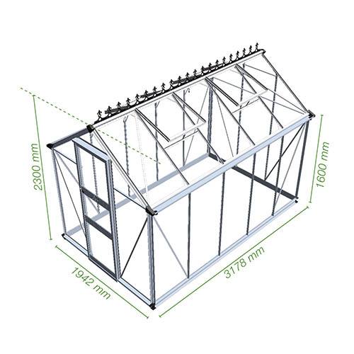 Burford Installation 6 x 10 Greenhouse