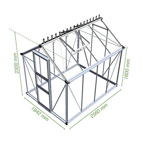 Burford Installation 6 x 8 Greenhouse