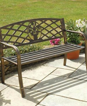 Coalbrookdale Garden Bench -&nbsp;Bronze