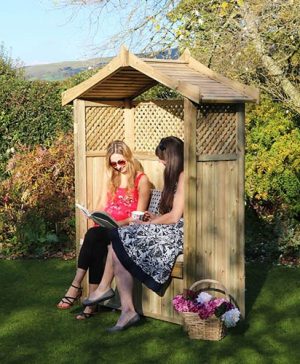 Dorset Arbour with Storage Box and Seat Cushion