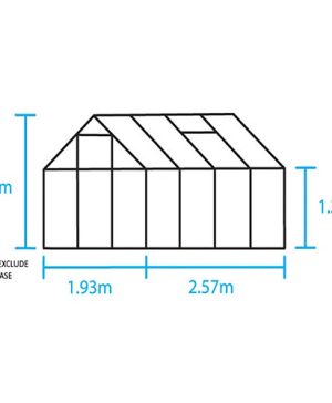 Halls Popular Installation 6 x 8 Greenhouse