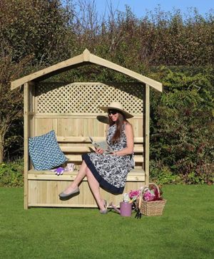 Hampshire Arbour with Storage Box and Cushion