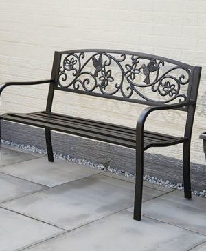 Hummingbird Garden Bench
