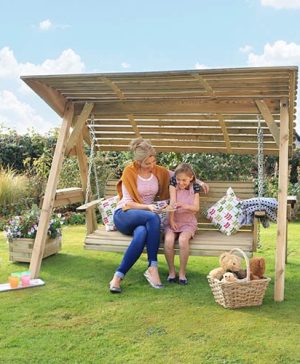 Miami 3 Seater Swing Seat with Cushion