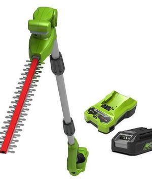 24V 51cm (20) Long Reach Cordless Hedge Trimmer with 2Ah Battery & Economy Charger