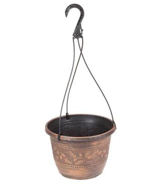 Acorn Hanging Basket 25cm (10in) Copper-Tone