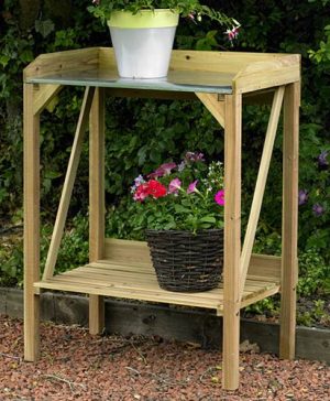 Basics Self-assembly Metal Top Potting Bench