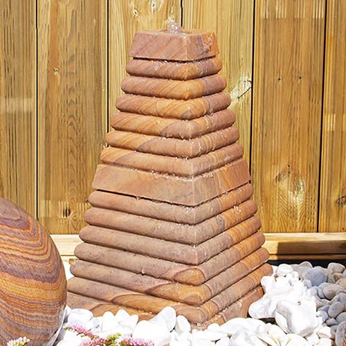 Caspian Sea Pyramid Water Feature