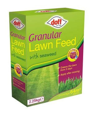 Doff Granular Lawn Feed 2.25Kg for 64m2