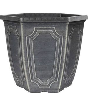 Estate Hexagonal Planter 25cm (10in) Chalk