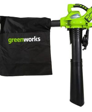 Greenworks 40v Brushless Blower and Vacuum with 2 x 2Ah Batteries and Charger