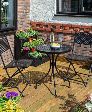 Havana Bistro Set-Black