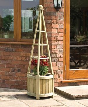 Marberry Obelisk Planter