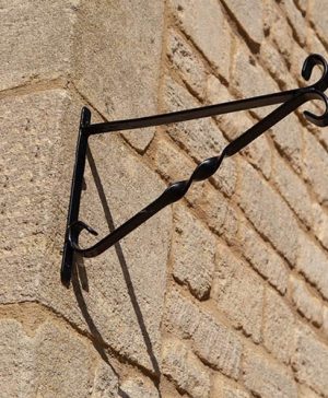 Pair of 30cm 12in Hanging Basket Wall Brackets