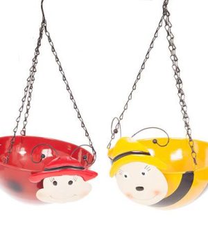 Pair of Wobblehead Hanging Baskets