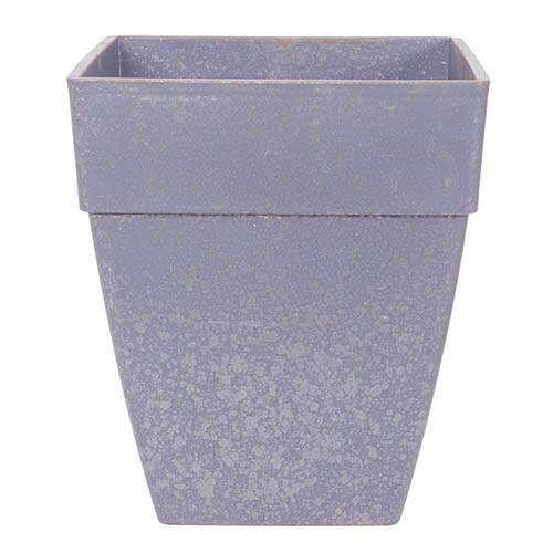 Premium Europlanter Square 36cm (14.5in) Galvanised Effect