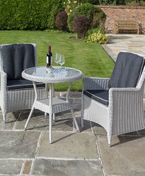 Prestbury Bistro Set Putty Grey
