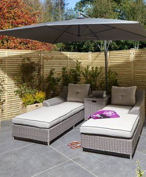 Prestbury Rectangular Overhang Parasol