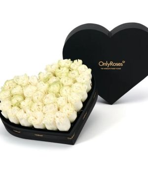 Garden Rose Heart 'White' Flowers & Plants Co.