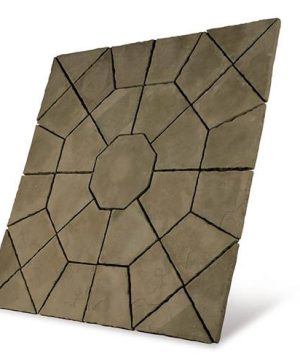 S2D Stratford Octagon 5.06m2 Patio Kit Antique Grey