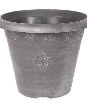 Silver Medley Round Planter