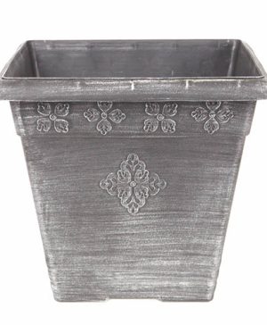 Silver Medley Square Planter
