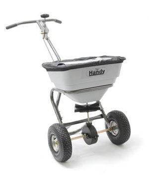 The Handy 31.75kg (70lbs) Heavy Duty Push Broadcast Spreader