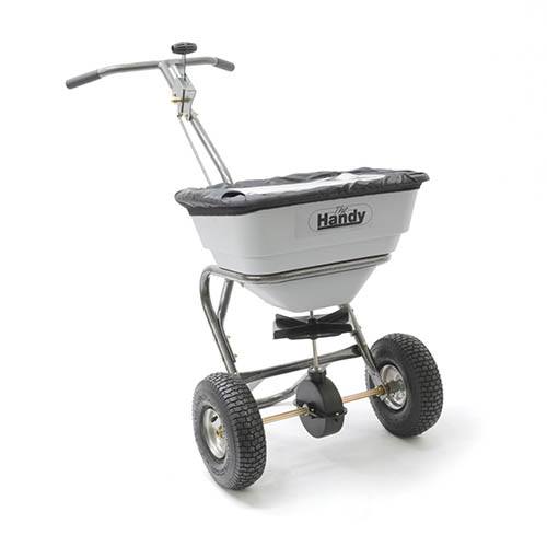 The Handy 31.75kg (70lbs) Heavy Duty Push Broadcast Spreader