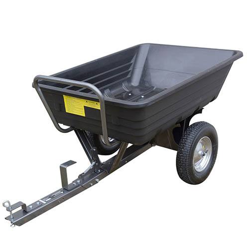 The Handy 650lb Poly Body Towed Dump Cart