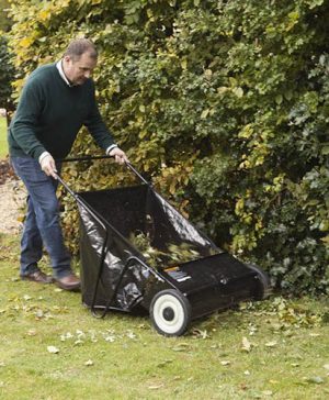 The Handy Push Lawn Sweeper