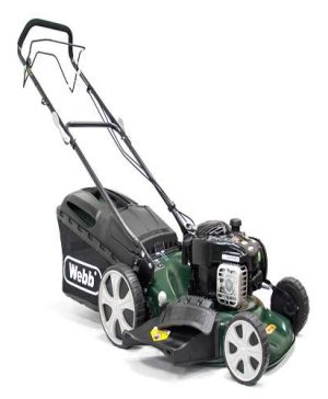 Webb R18HW 18 Self Propelled Steel Deck High Wheel Petrol Rotary Mower