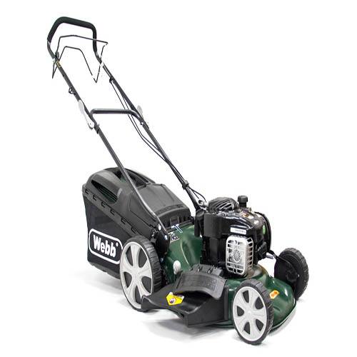 Webb R18HW 18 Self Propelled Steel Deck High Wheel Petrol Rotary Mower