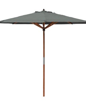 Willington Grey 2.7m Wooden Parasol