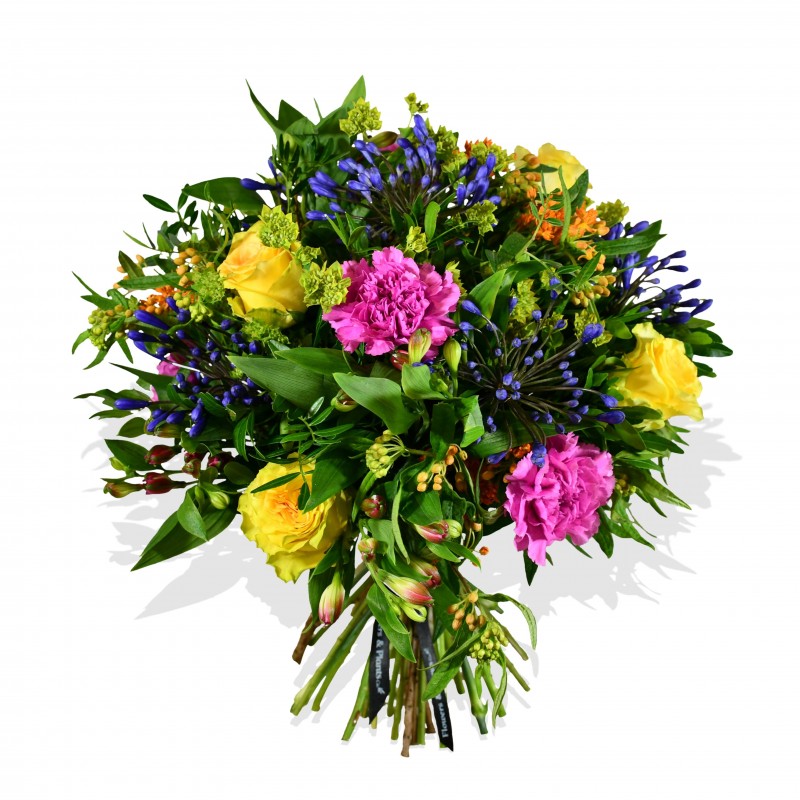 Garden Yellow & Blue Flowers & Plants Co.