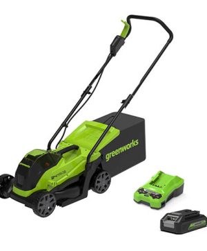 24v 33cm Lawnmower with 2Ah Battery and 2Ah Charger