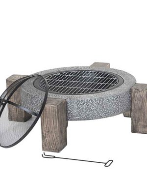 Calida Round Firepit with legs