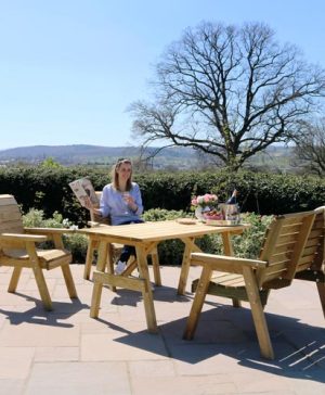 Charlotte Rectangular Set for Four