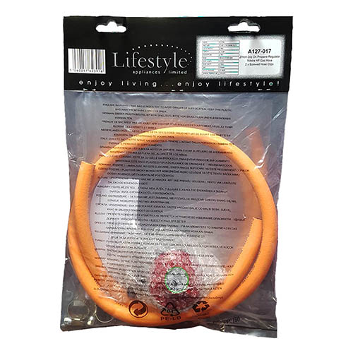 Gas Hose & Clip-On Propane Regulator Kit