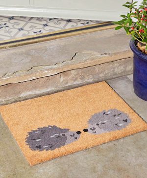 Kissing Hedgehogs Doormat
