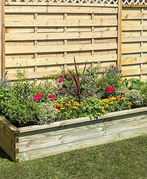 Rectangular Sleeper Raised Bed