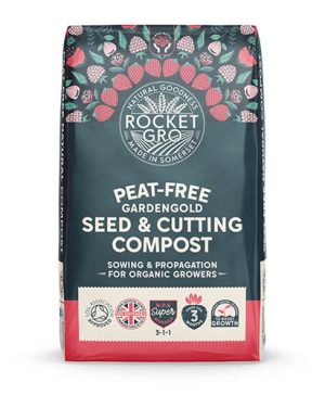 RocketGro Peat-Free GardenGold Seed & Cutting Compost 50L