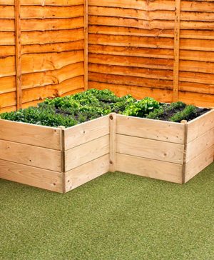 Timber Corner Planter
