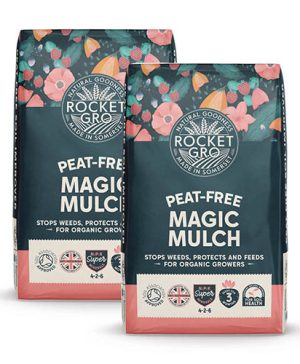 Twin Pack RocketGro Peat-Free Magic Mulch 50L