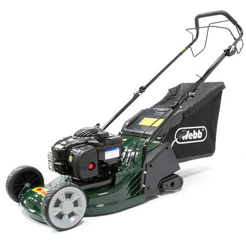 Webb RR17SP 17 Self Propelled Petrol Rear Roller Rotary Lawn Mower